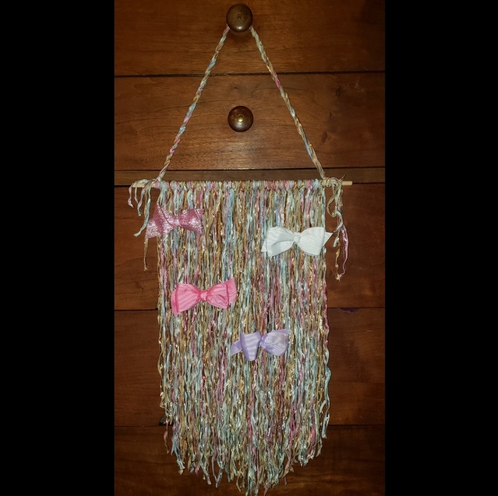 Handmade bow holder